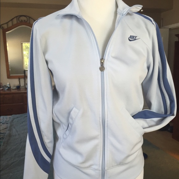 Nike Zip up Track Suit Sweatshirt-Lavender - Picture 5 of 8